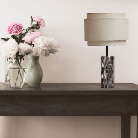 BLITZ DE MESA MARMOL Luminaria de Mesa Blitz Simil Mármol