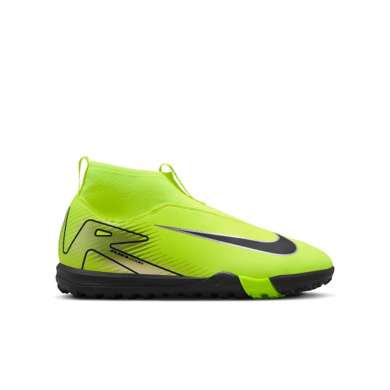 Championes de fútbol Nike Zoom Mercurial Superfly 10 Academy Tf de Niños Amarillo