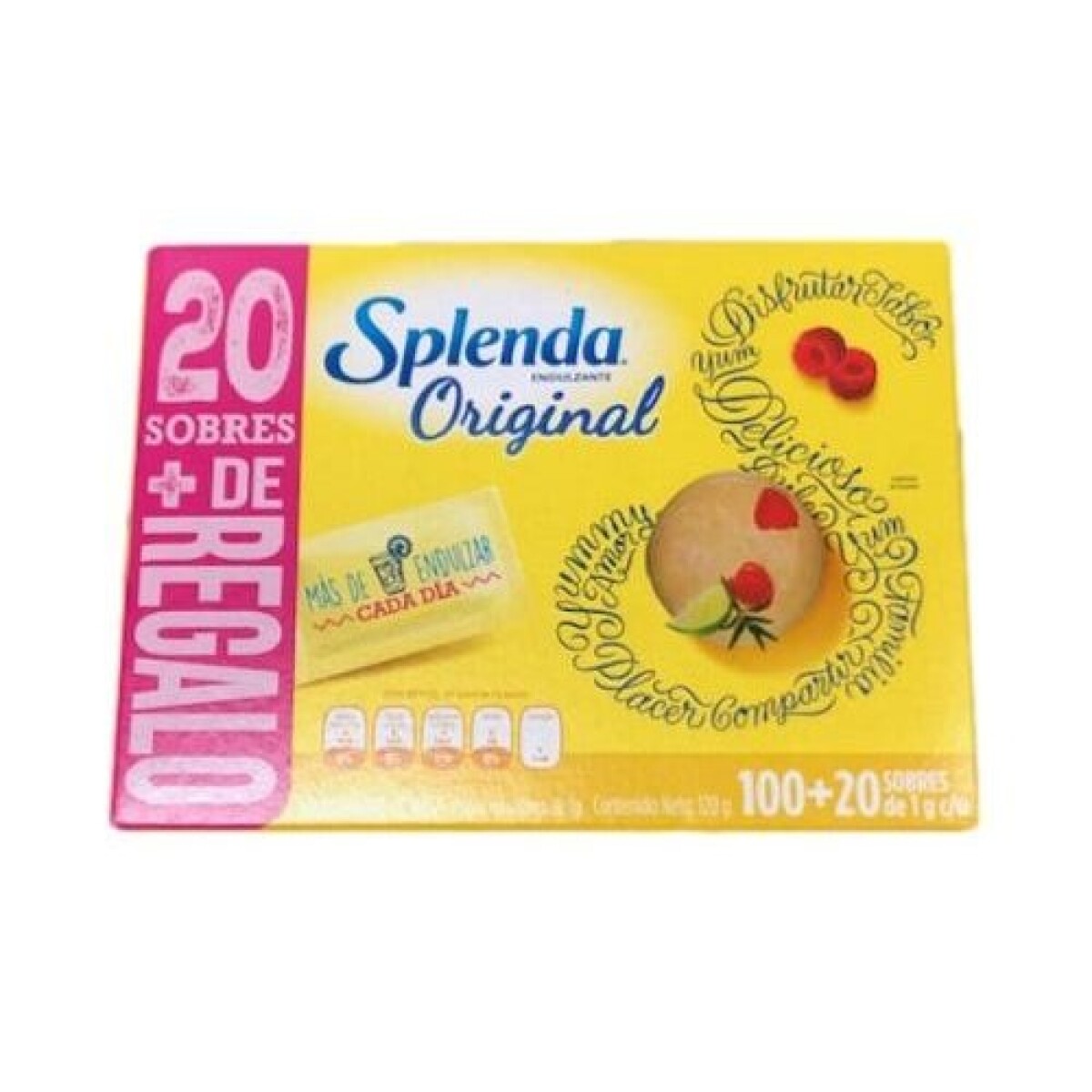 Edulcorante Splenda 100 + 20 Sobres 