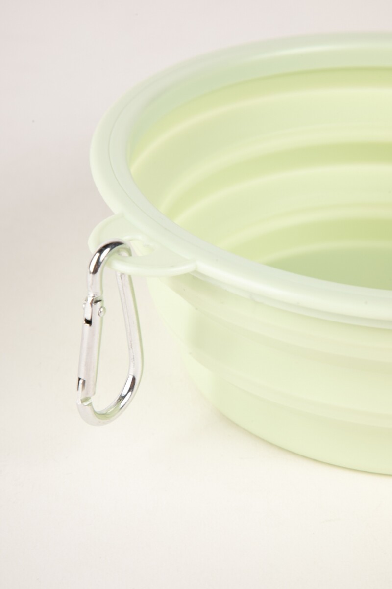 PLATO MEDIANO PLEGABLE DE SILICONA PARA PERRO VARIOS