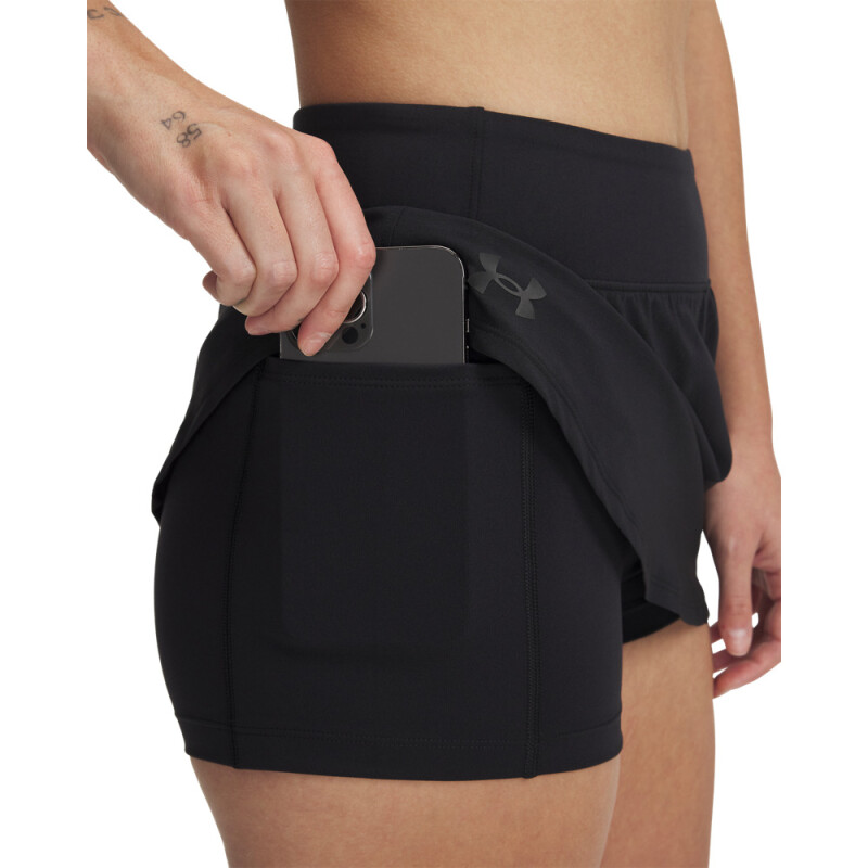 Vanish Flex Woven Skort-GRY BLK-001