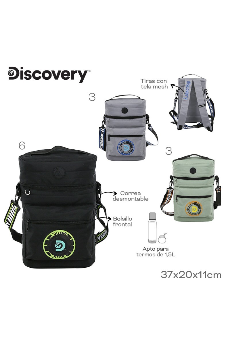 Mochila matera Discovery Gris