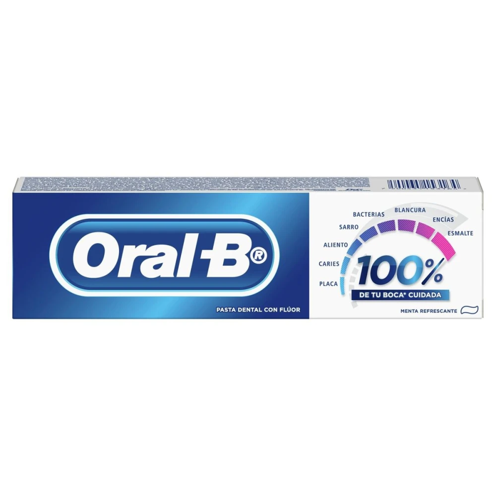 ORAL-B PASTA DENTAL 100% CON FLUOR CJ X