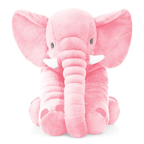 Peluche Almohada Elefante Almohadón De Apego 60cm Rosa