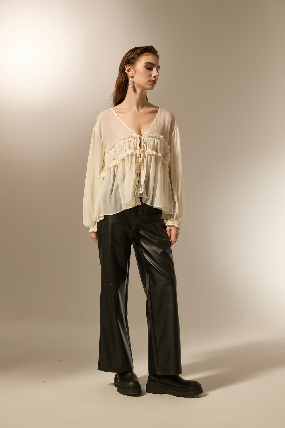 Blusa Celin Crudo / Natural