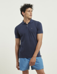 520602 REMERA PIQUÉ NAVIGATOR Azul Oscuro