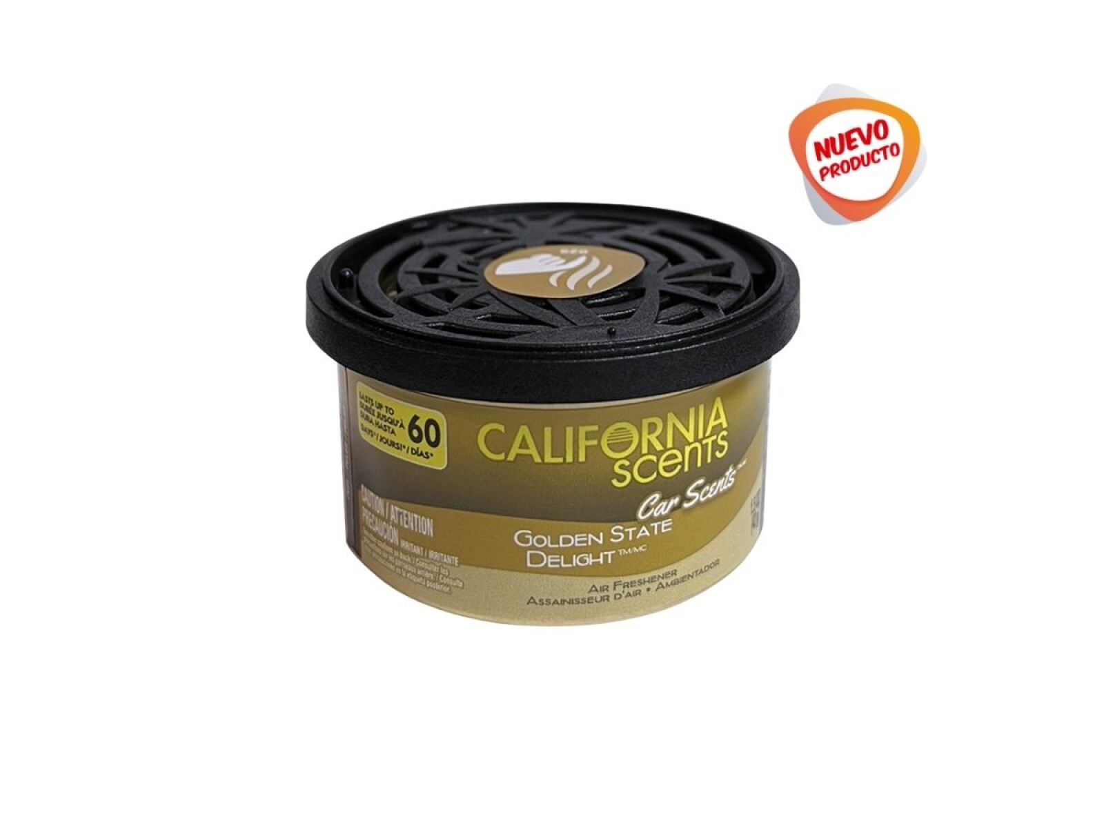 Aromatizador Lata Madera Golden State Delight California Scents 