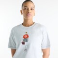 Remera New Balance de Dama - Varsity - WT62K2W4AHH GREY