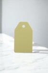 Tag rectangular liso 5x8,5 AMARILLO