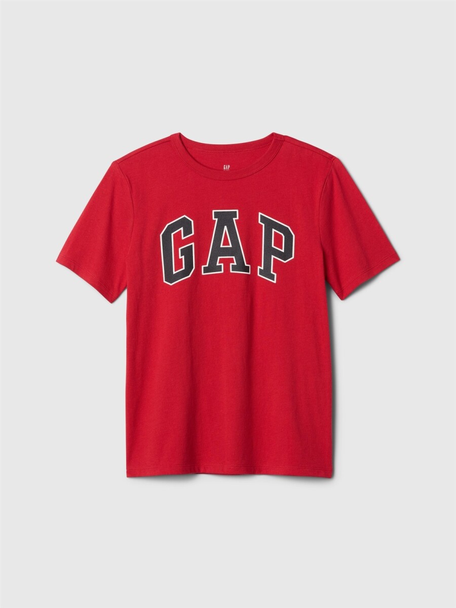 Remera Logo Gap Niño - Modern Red 