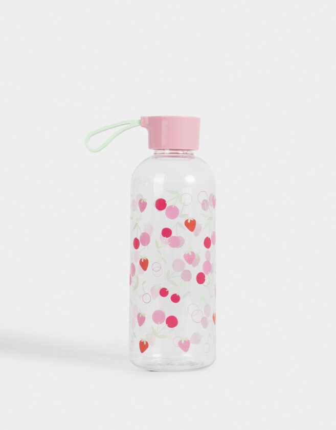 Accesorios Cocina Estampados Botella Plástica Corazones - Combinacion Multicolor