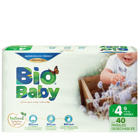 Pañales Biobaby G 40 Unidades Pañales Biobaby G 40 Unidades