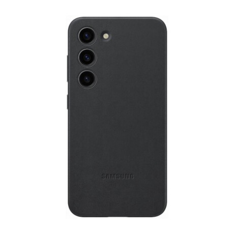 Galaxy S23 Plus Leather Cover Black
