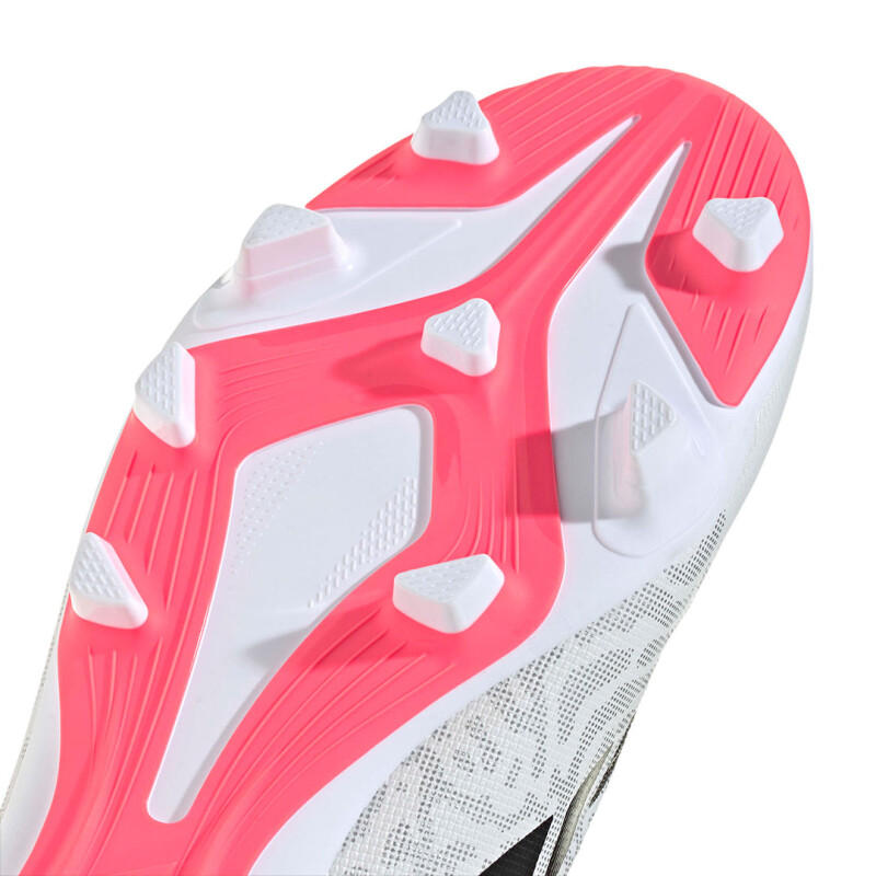 Championes Unisex Adidas Predator Club Fg/Mg Blanco - Rosado