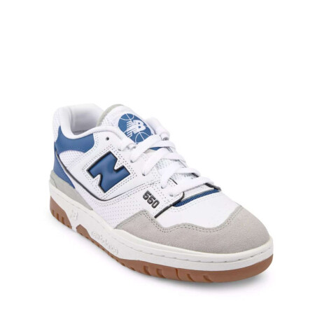 Championes New Balance Bb550 Blanco/Azul