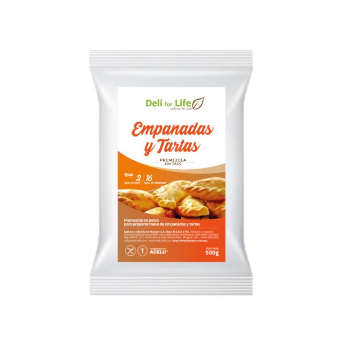 Pre-Mezcla Empanadas y Tartas Deli FOR Life 500g 