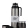 Termo Manija Rigida + Mate Acero inox. Acero Con Tapa
