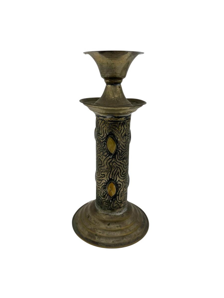 Candelabro de metal 21 cm 
