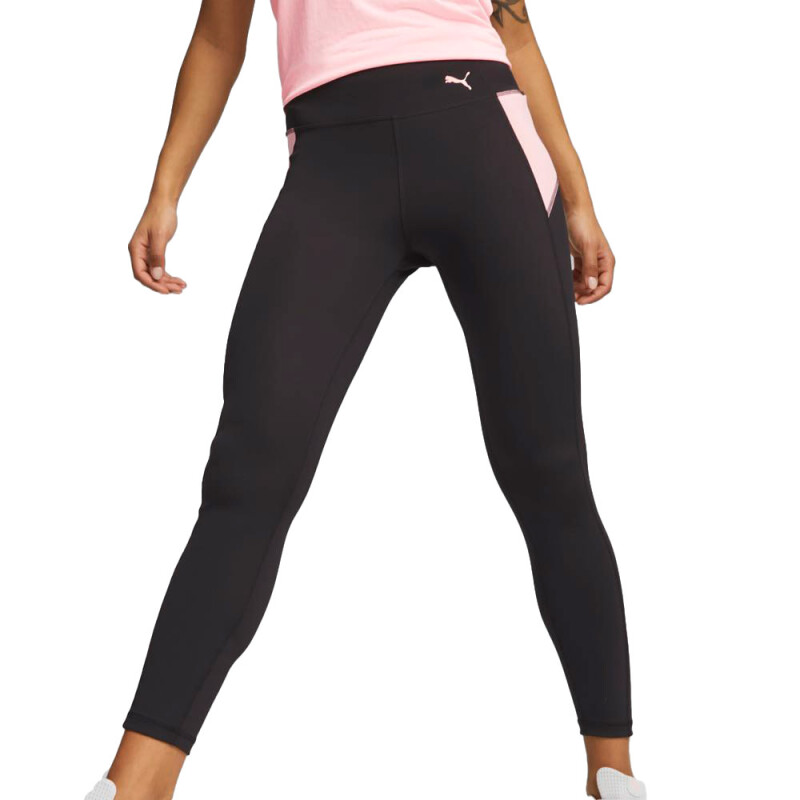 Calza de Mujer Puma Train All Day 7/8 Negro - Rosa