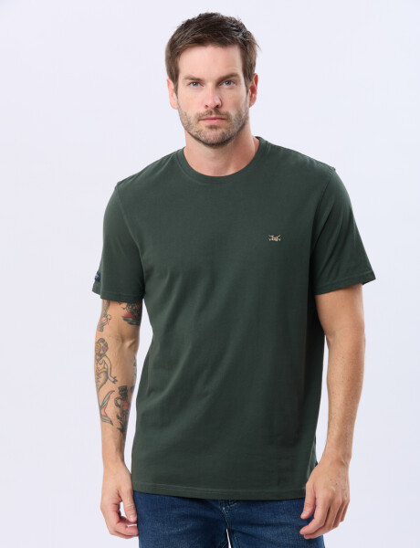 REMERA BÁSICA DE ALGODÓN Verde