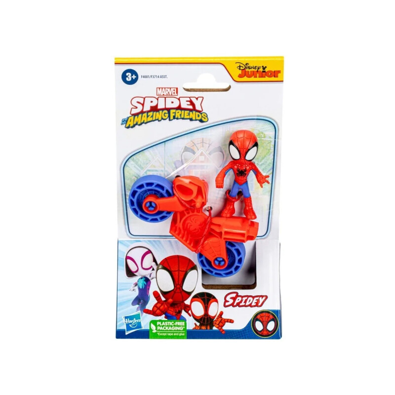 Spidey con moto Marvel Spidey and His Amazing Friends Spidey con moto Marvel Spidey and His Amazing Friends