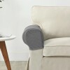 Fundas reposabrazos de sillón gris