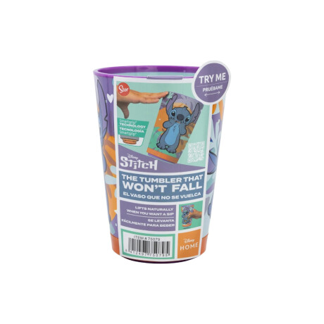 Vaso Plástico Anti Vuelco Stitch 470 ml Vaso Plástico Anti Vuelco Stitch 470 ml