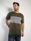 Remera combinada Verde