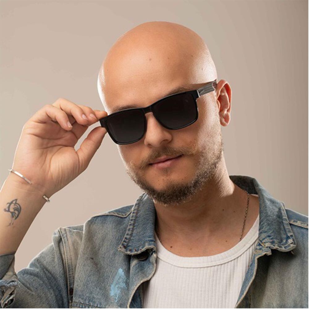 Lentes de Sol Chilli Beans Cuadrado Negro/Negro