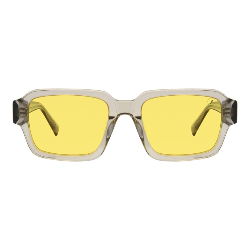 Lentes de Sol Chilli Beans Morelos Gris - Amarillo