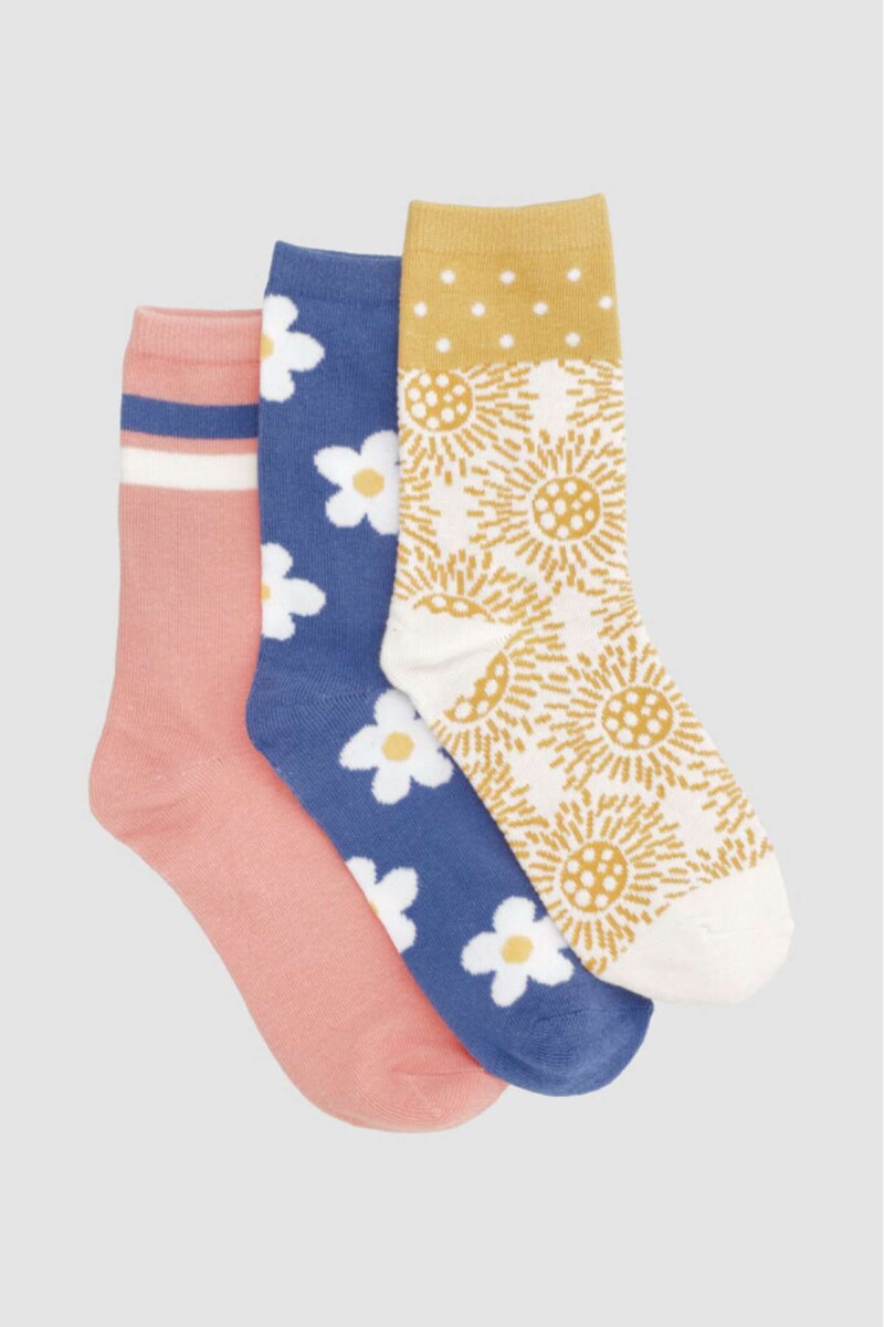 Pack x3 media infantiles con diseño - Variante 38 