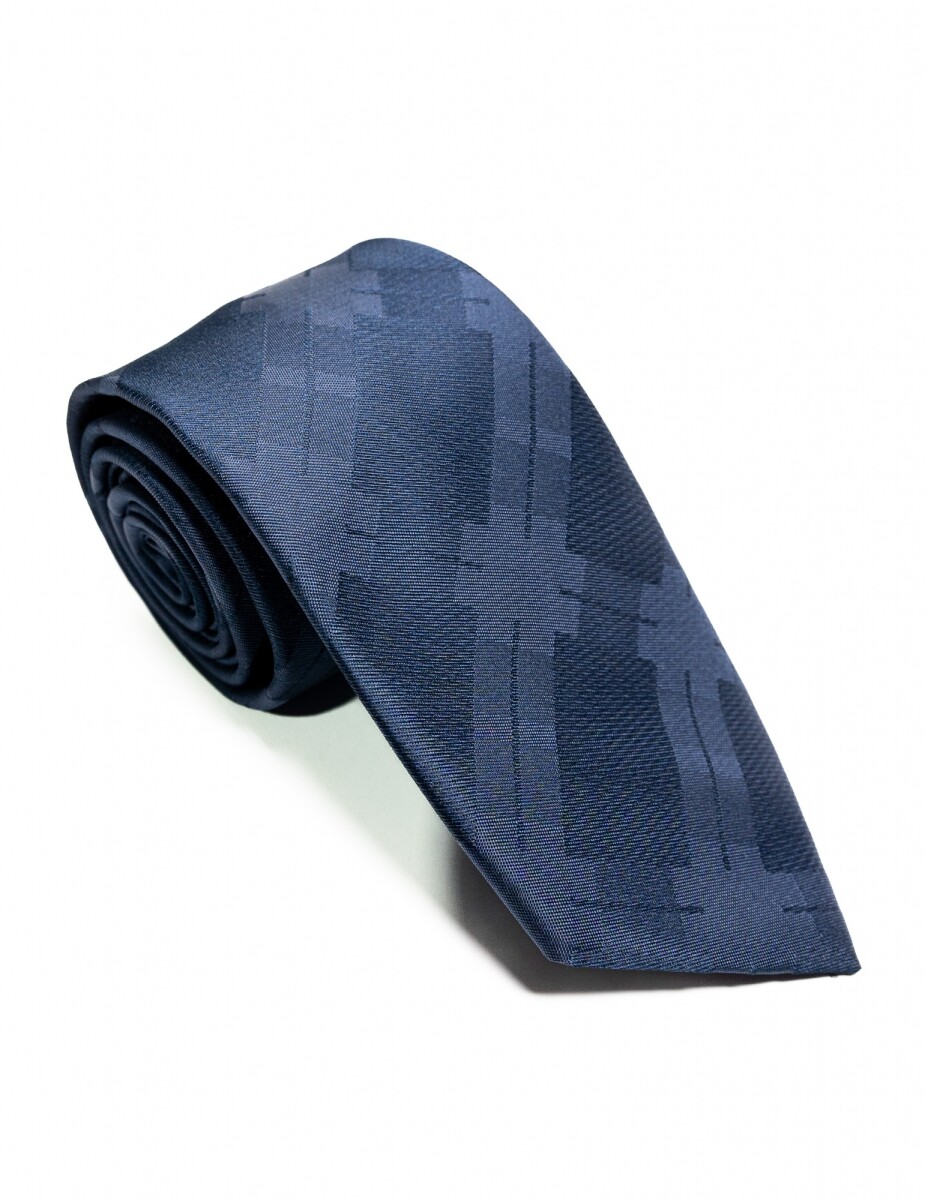Corbata 8 cm - AZUL 