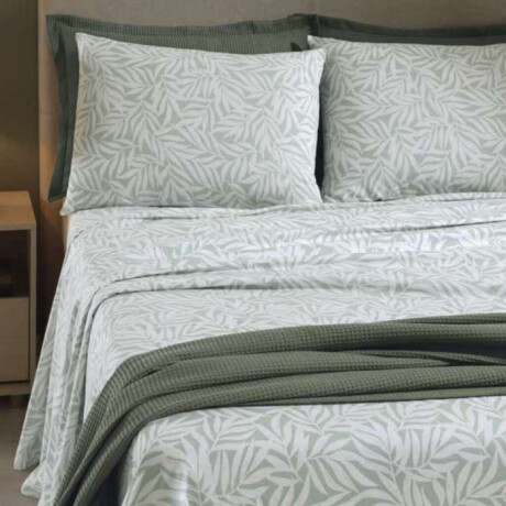 Juego Sábanas Queen Size Dohler 130 Hilos 100% Algodón Palmira