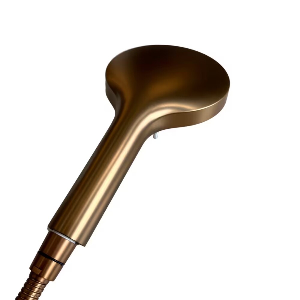 Barral de ducha Monocomando Exterior con transferencia Elar Bronce cepillado Barral De Ducha Monocomando Exterior Con Transferencia Elar Bronce Cepillado