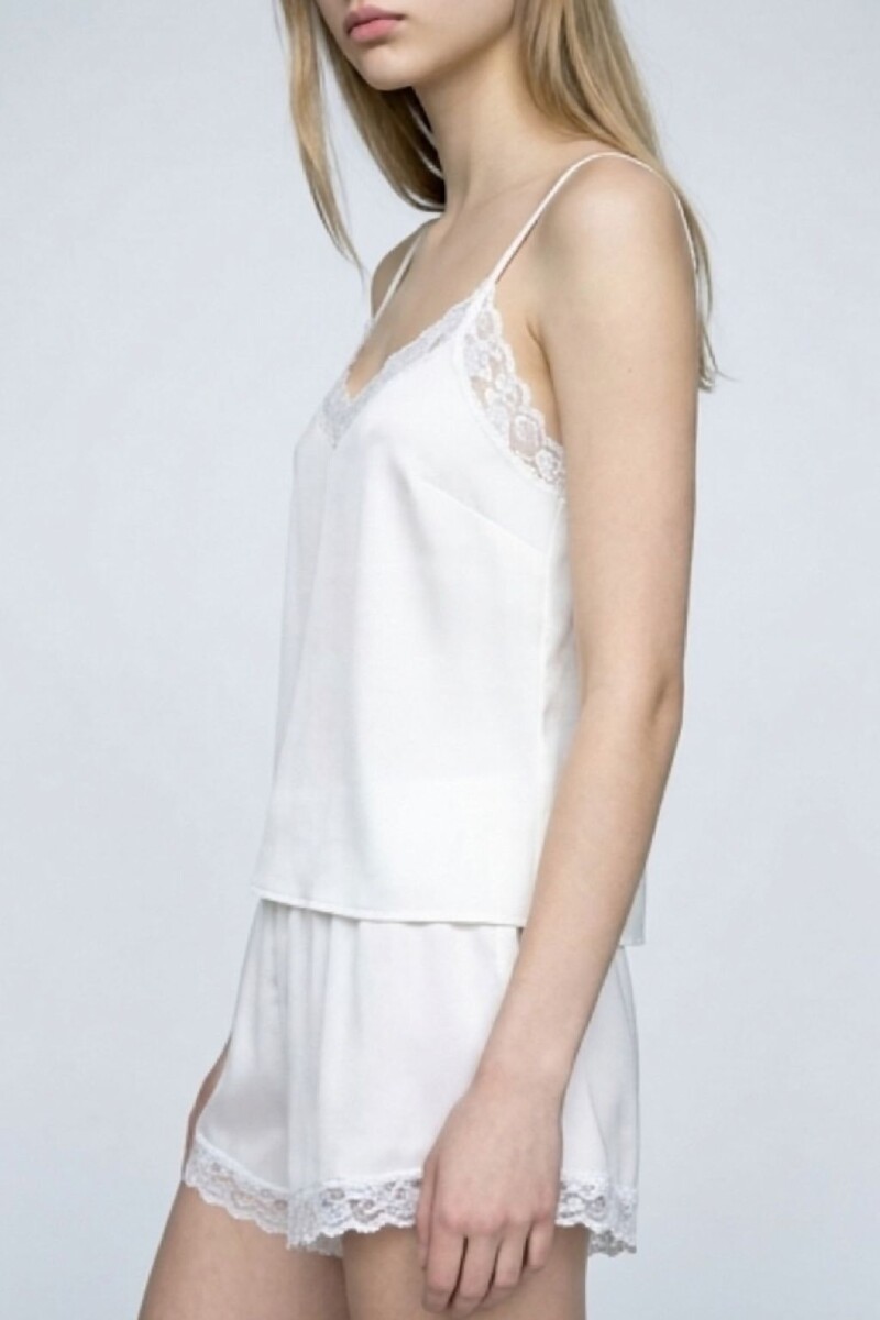 Pijama Anya Algodón Crema