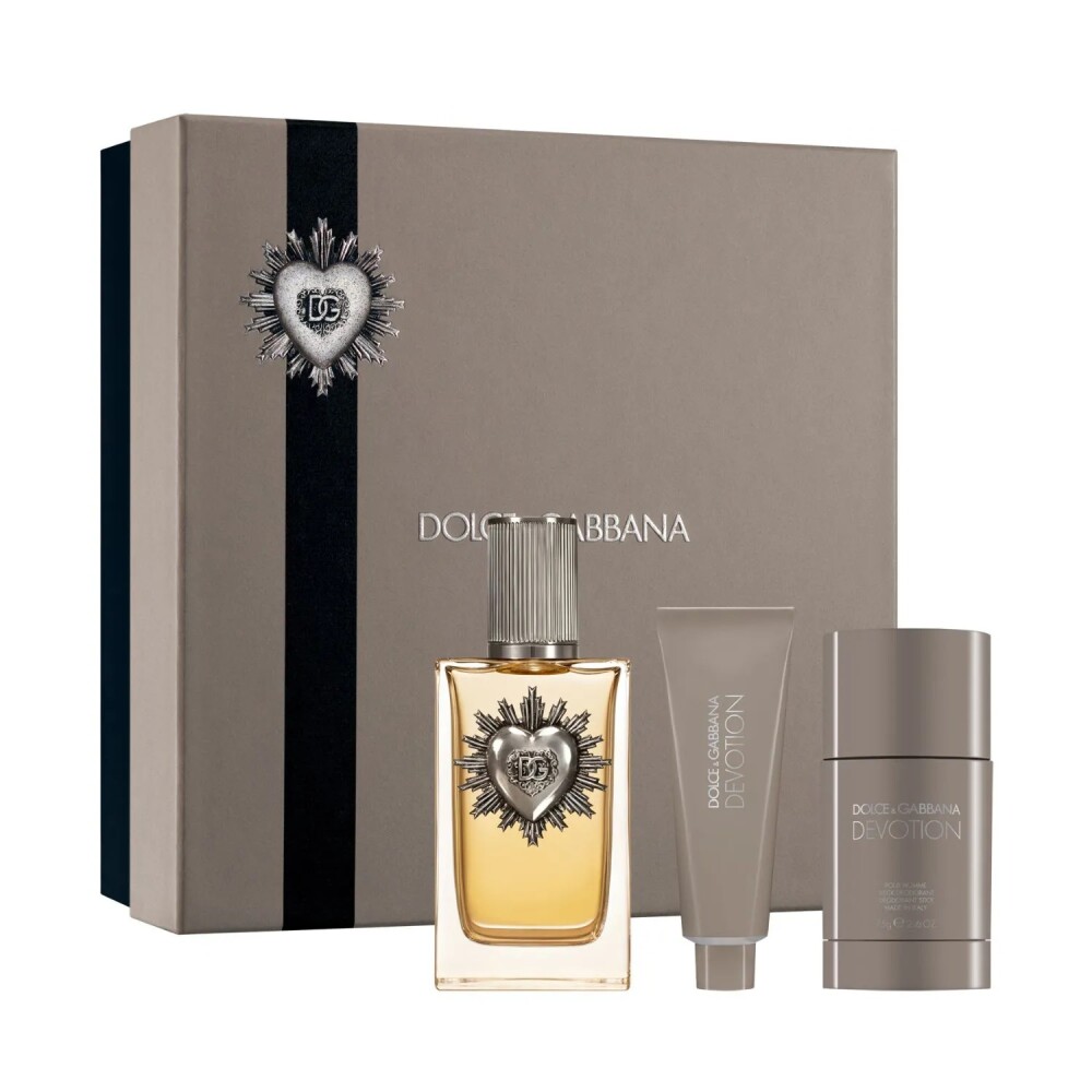 Dolce&Gabanna Devotion Eau de Parfum Estuche EDP 100ml + Gel de Ducha 50ml + Desodorante 75g Masculino