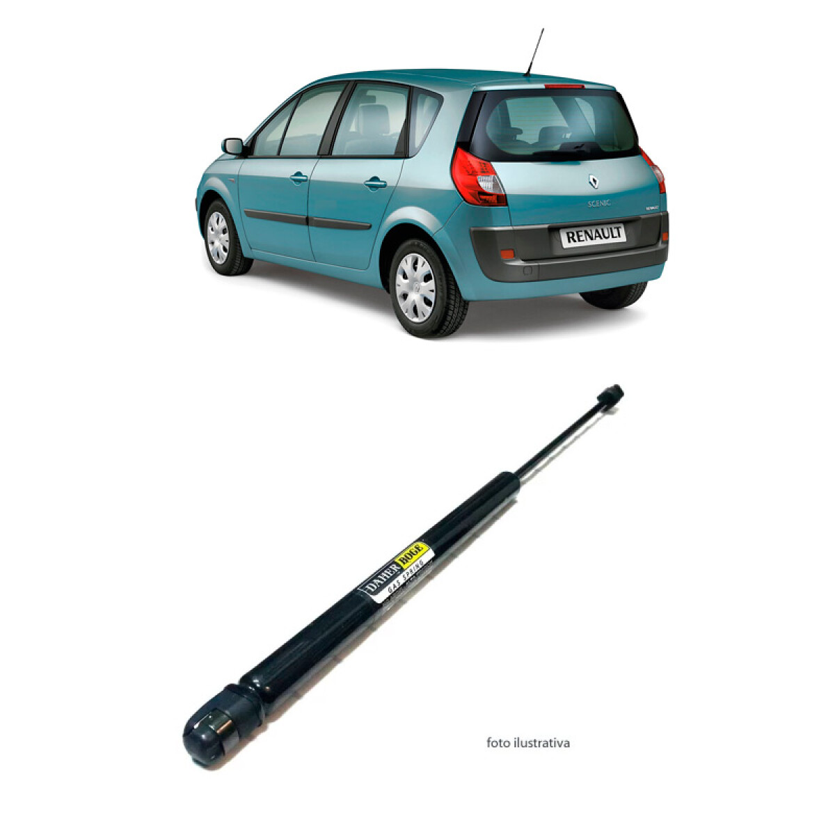 AMORTIGUADOR BAUL RENAULT SCENIC 2 PORTON TRASERO - 