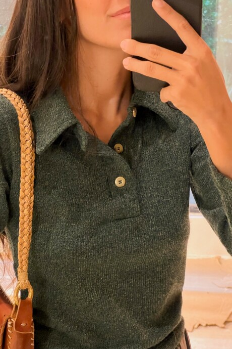 Warm Polo Shirt Verde