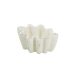 MACETA FORMA ORGANICA 26x18.5x12CM BLANCO MACETA FORMA ORGANICA 26x18.5x12CM BLANCO