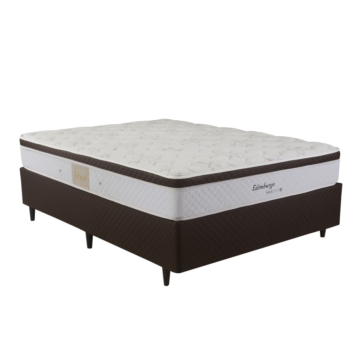 SOMMIER DE RESORTRES - 2 PLAZAS (1.40X1.90) - MODELO EDIMBURGO - ESPUMA HR 
