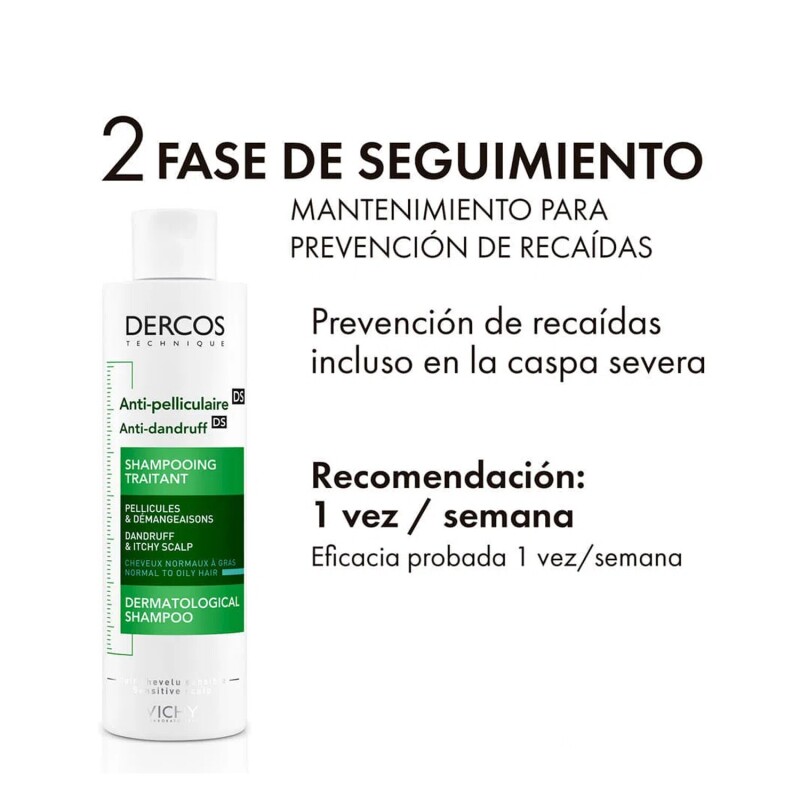 Shampoo Para Cabello Graso Vichy Dercos Anticaspa 390ml Shampoo Para Cabello Graso Vichy Dercos Anticaspa 390ml