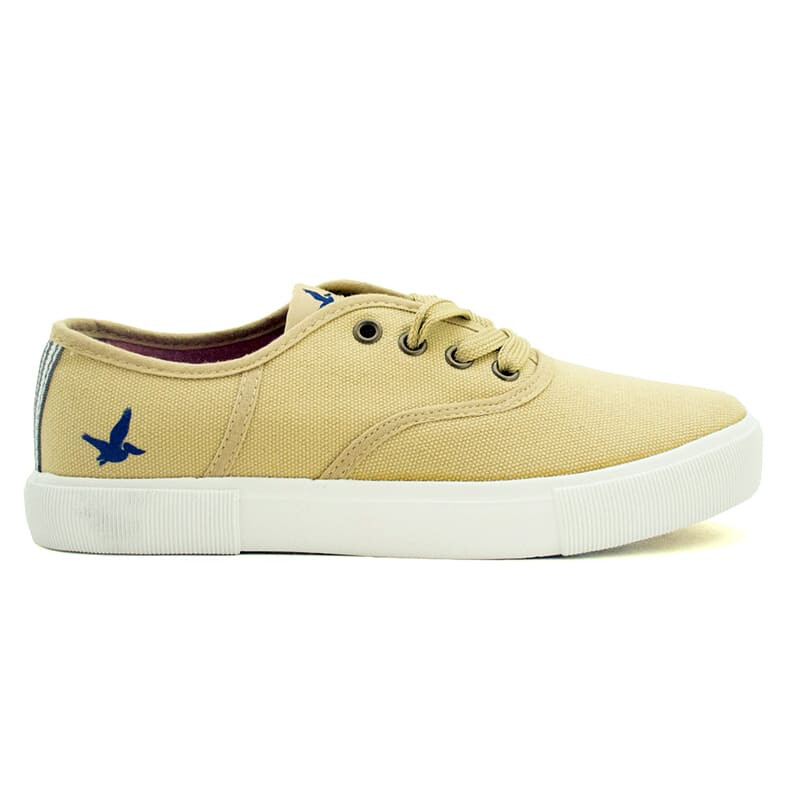 Championes Santa Barbara Palm Beach Cotton de Mujer Beige