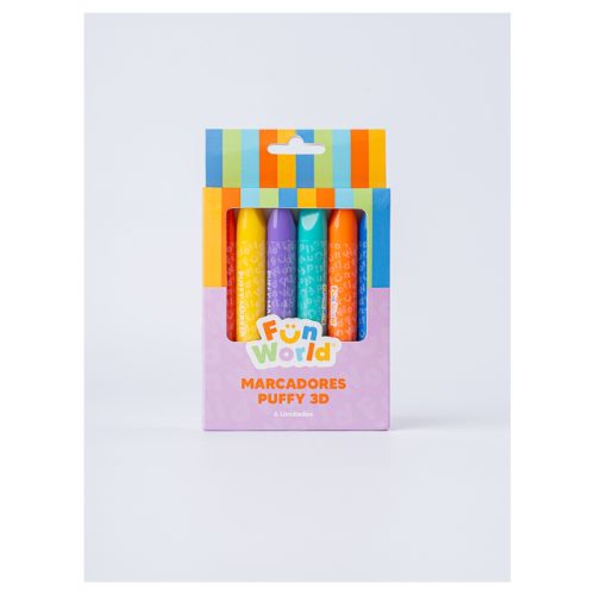 Marcadores Puffy 3d Rainbow Fun World 