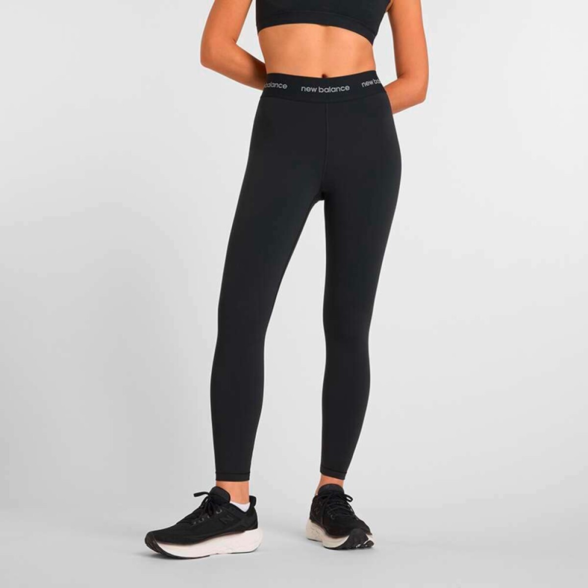 Pantalón Largo NB Sleek High Rise Sport Legging 25" de Mujer - Negro 