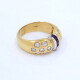 Anillo En Oro 18K, Brillantes Y Rubies Legitimos Anillo En Oro 18K, Brillantes Y Rubies Legitimos