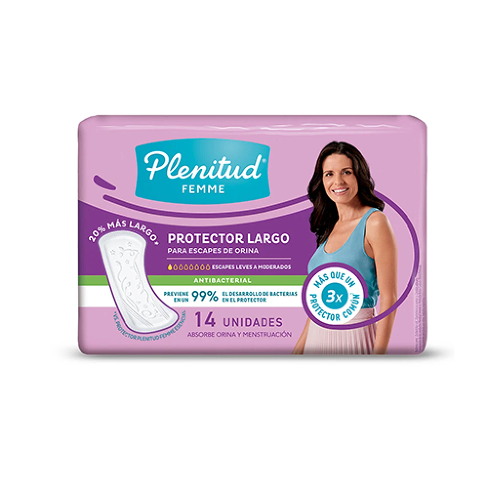 PLENITUD PROTECTOR FEMME LARGO ANTIB. PA