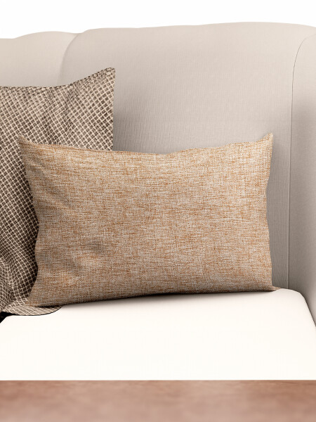 FUNDA DE ALMOHADÓN BEIGE OSCURO