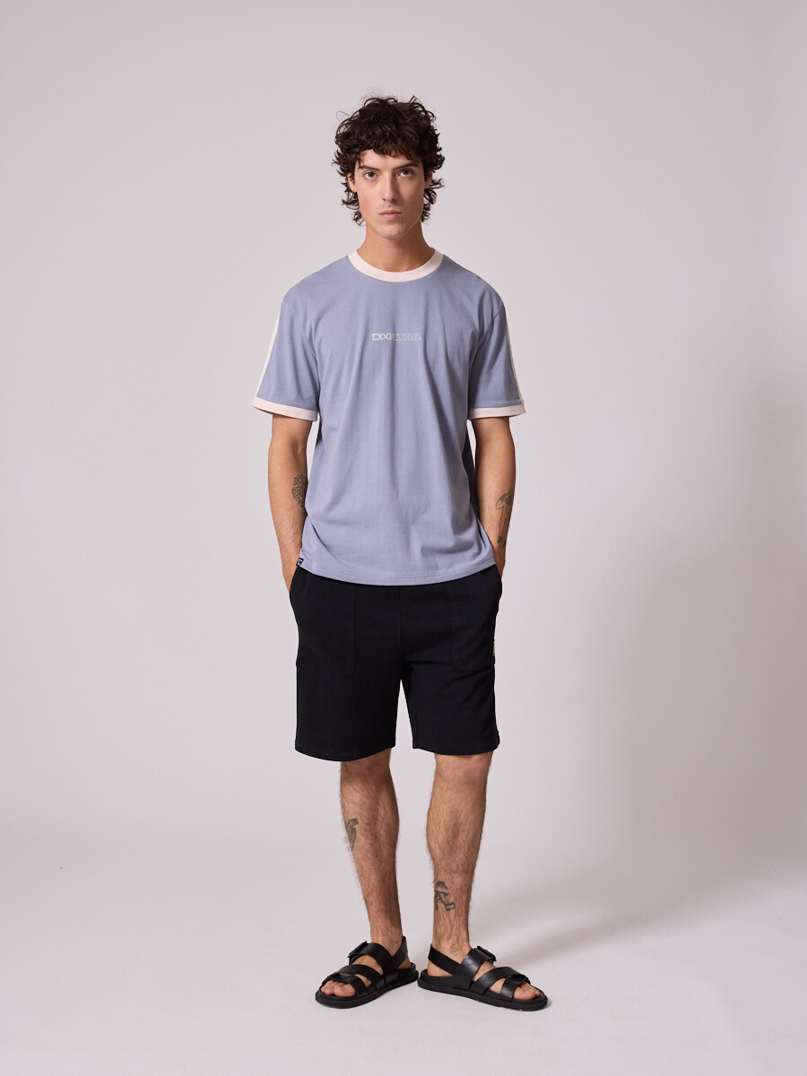 BERMUDA FELPA AMIR DIXIE Negro