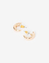 Aros Argollas Metal Aros Argolla De Metal De La Línea Stay Golden. - Dorado