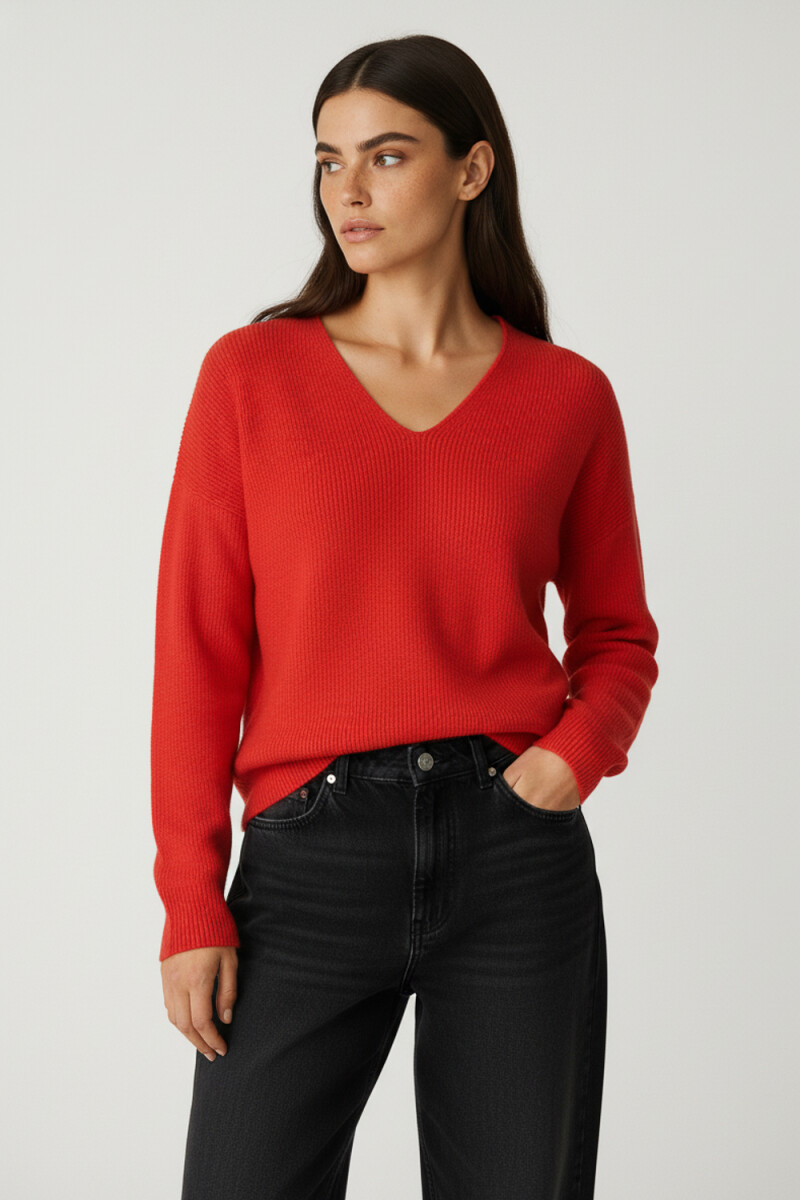 Sweater Aumba - Rojo 